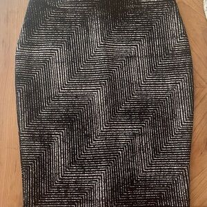 Stretch rose gold sparkly pencil skirt (although the color isn’t great)